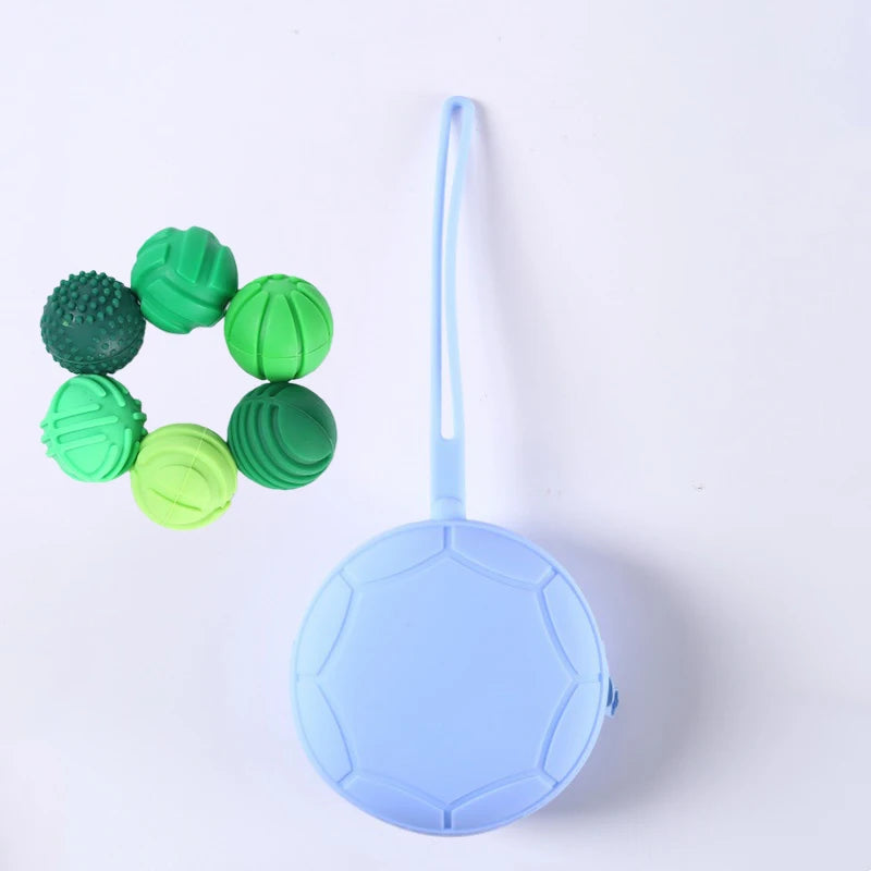 Bola magnética para aliviar el estrés, bola de silicona educativa sensorial para aliviar el estrés, bola texturizada para TDAH
