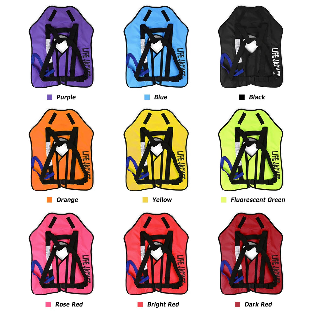 Chaleco salvavidas inflable para adultos, chaqueta de supervivencia para natación, pesca profesional, traje de baño inflable Manual, deportes acuáticos, 1 unidad