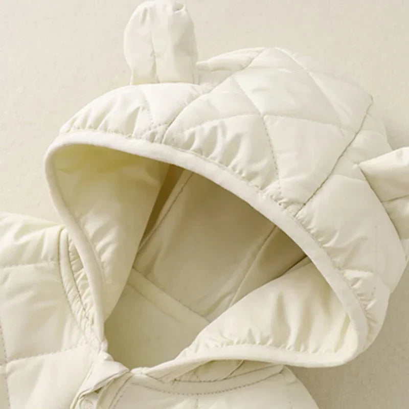 Ropa de invierno para recién nacido, ropa para niña, mono grueso para bebé, pelele cálido para bebé, Chaqueta de algodón, pelele, monos para niño, abrigo para niño pequeño