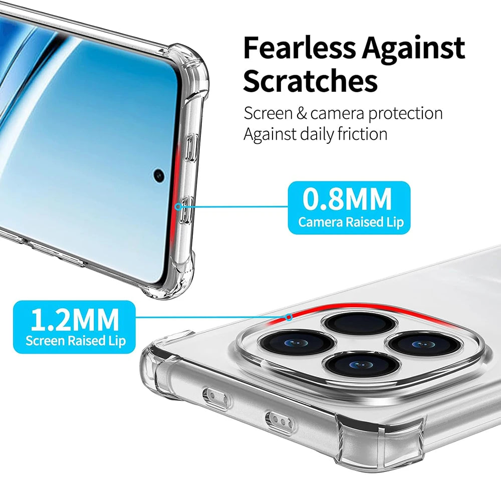 Funda blanda a prueba de golpes para Xiaomi Redmi Note 15 Pro Plus Pro + funda de silicona ultrafina transparente para Redmi 15 15C carcasa transparente