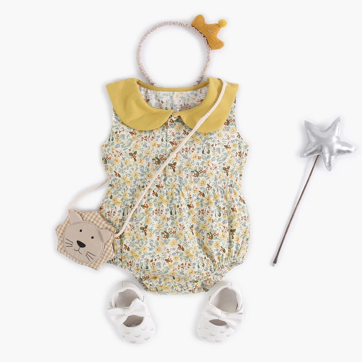 Sanlutoz-Body de algodón para bebé, ropa a cuadros bonita para recién nacido, monos infantiles de princesa sin mangas para niña pequeña