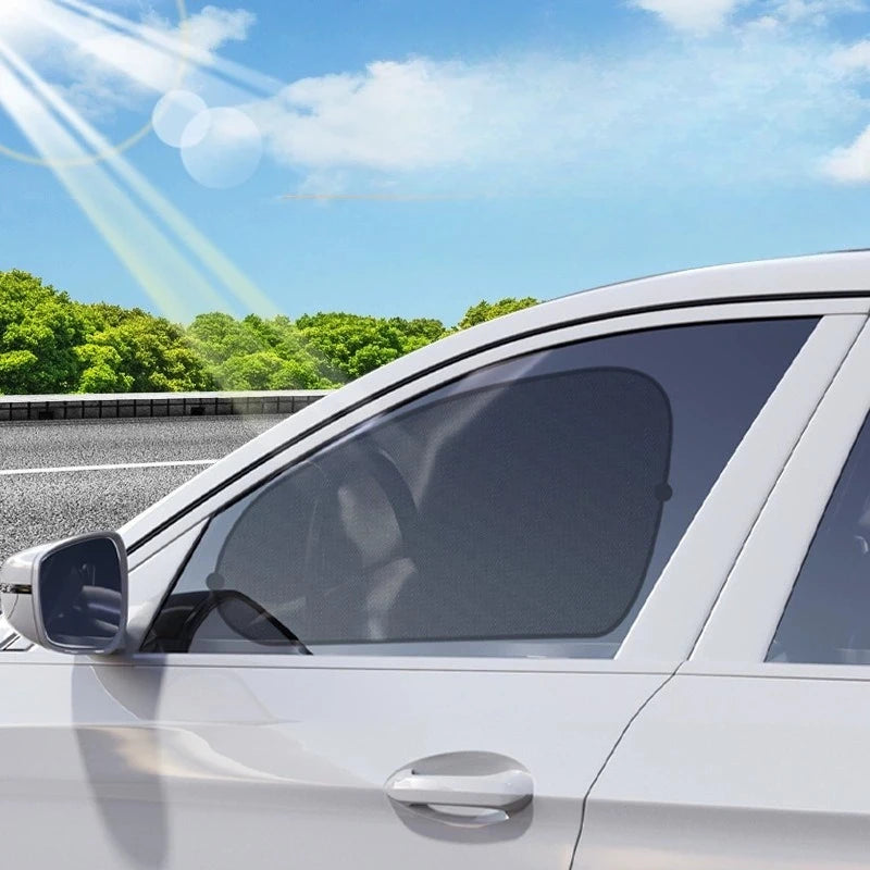 1-5 uds parasol para coche cortina de ventana lateral parasol para ventana trasera delantera verano bloqueo UV ventosa cortinas de protección solar para coche