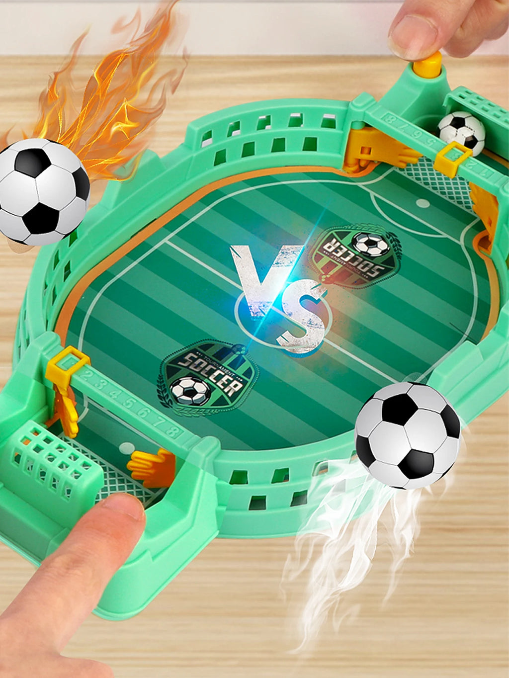 Minijuego interactivo de mesa de fútbol, juegos deportivos de competición, Catapulta de escritorio para juego familiar