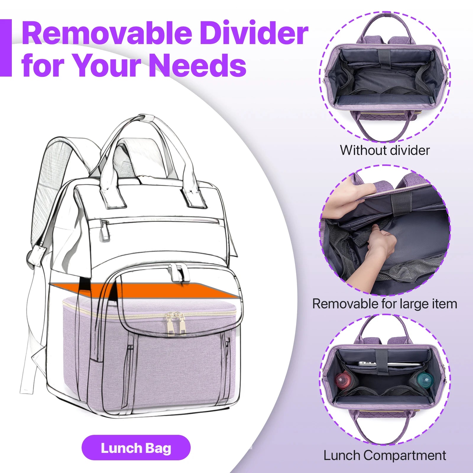 Mochila para el almuerzo, bolsa de Picnic con aislamiento, bolsa de viaje multifuncional, gran capacidad, Picnic al aire libre, Camping, mochila impermeable