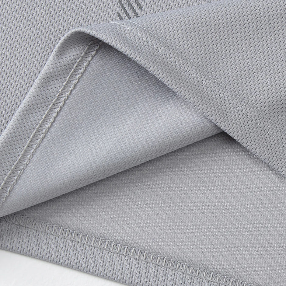 Conjunto de manga corta para hombre de las cuatro estaciones, camiseta estampada de secado rápido para deportes juveniles, Fitness, correr, cómodo e informal, 2 piezas