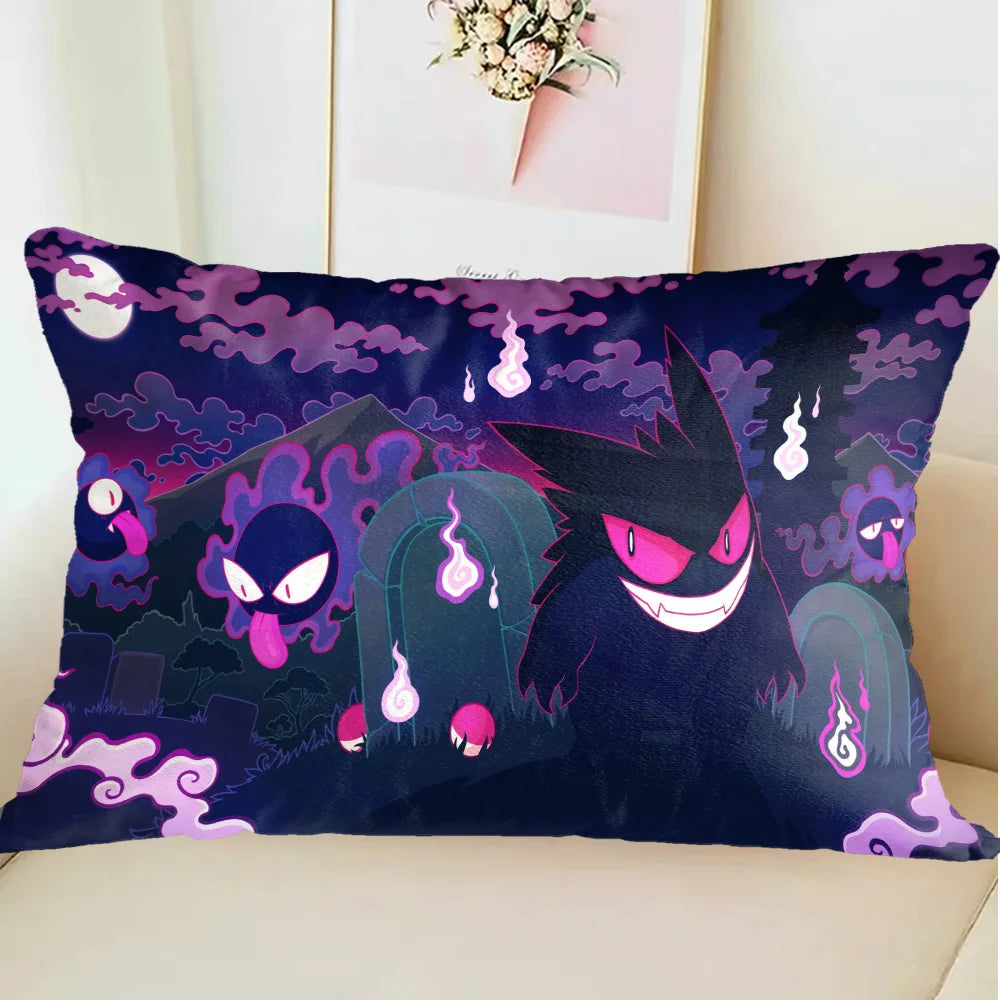 Fundas de almohada decorativas Kawaii g-gengars, fundas de almohada navideñas, fundas de almohada para dormir, decoración del hogar y sala de estar