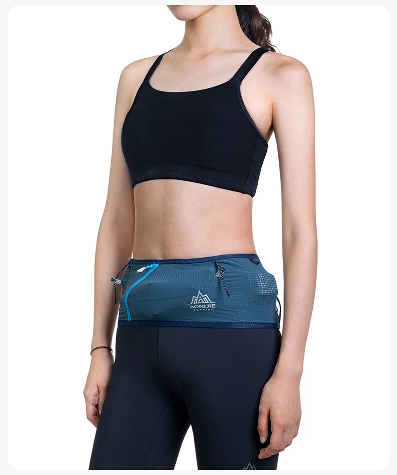 AONIJIE W8101 cinturón de hidratación para correr riñonera bolsa de dinero de viaje Trail Marathon gimnasio entrenamiento Fitness soporte para teléfono móvil