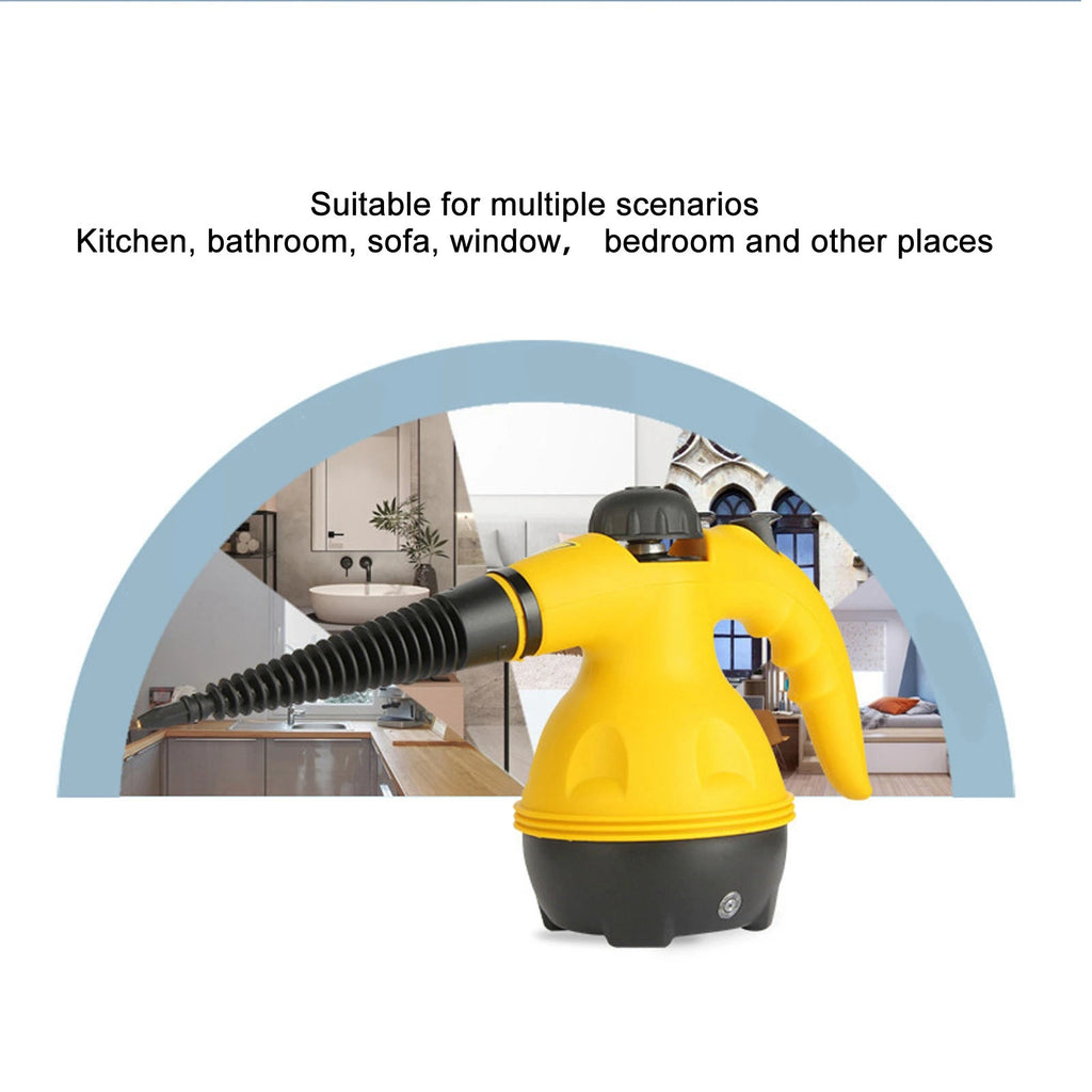 Limpiador a Vapor Portátil para el Hogar, Máquina de Limpieza a Vapor Eléctrica a Presión de Alta Temperatura para Eliminar Manchas