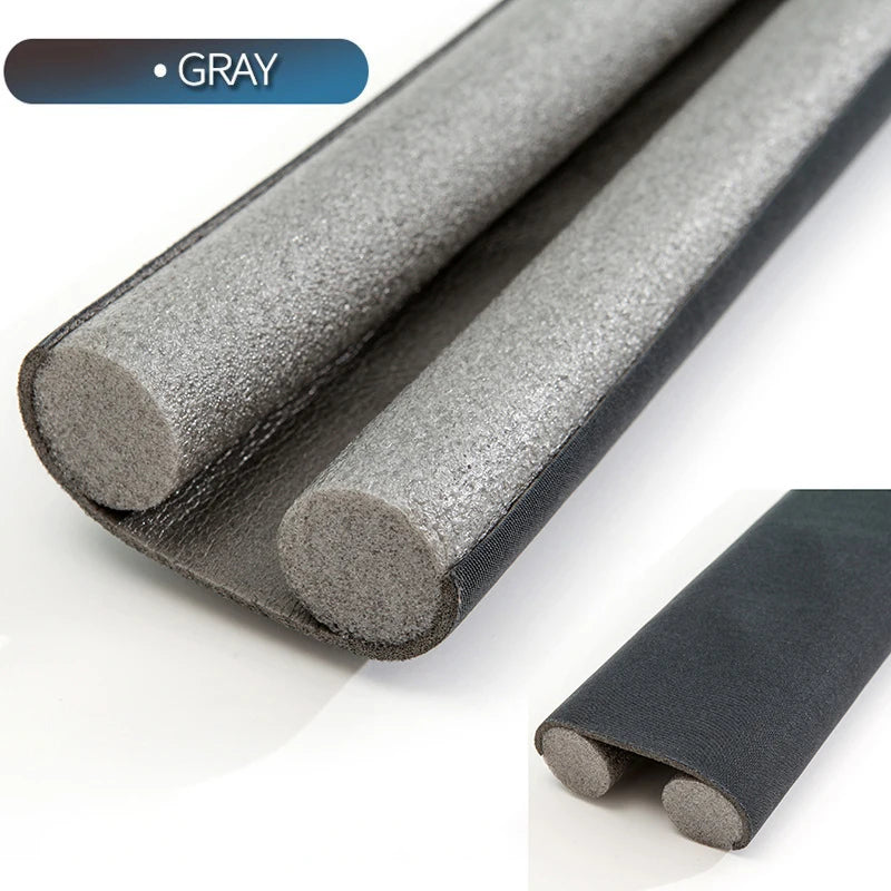 Tapón de tira de sellado inferior de puerta Flexible, protector de burlete para puerta, bloqueador de polvo y viento, tapón sellador, sello de puerta, superventas