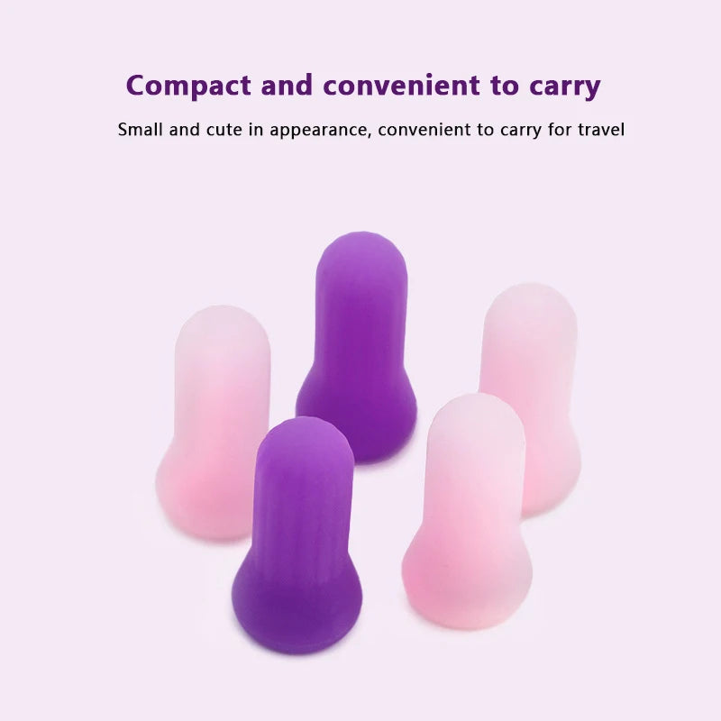Kit de masaje con ventosa de vacío de silicona, taza para masaje corporal, ventosa para masaje Facial, masajeador al vacío anticelulítico
