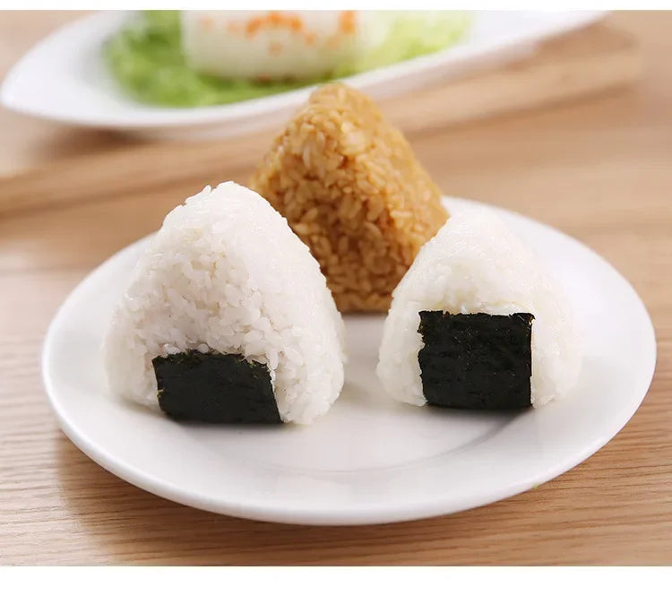 Onigiri molde hogar cocina utensilios de comida para cocina 1-2 uds Kit prensa de Sushi conveniente Japón DIY accesorios Bento bolas de arroz nuevo