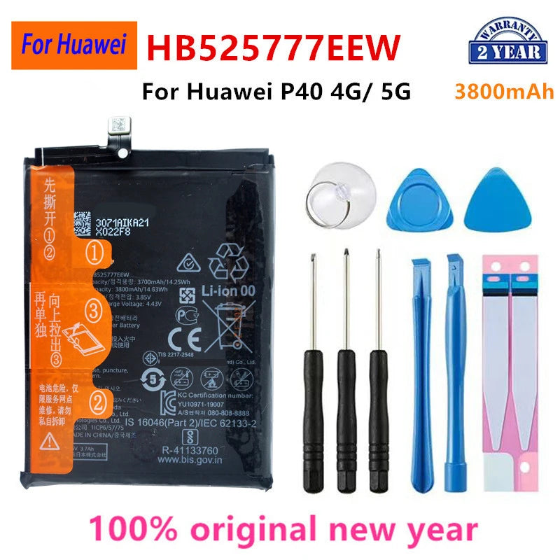 Batería para HuaWei P10/P20/P30 Pro/P40/P40 Pro/P30/Mate20 Pro/Mate 10 Pro/Mate 20X/Mate 30/Mate 30 Pro/P10 Plus/Honor X10 5G