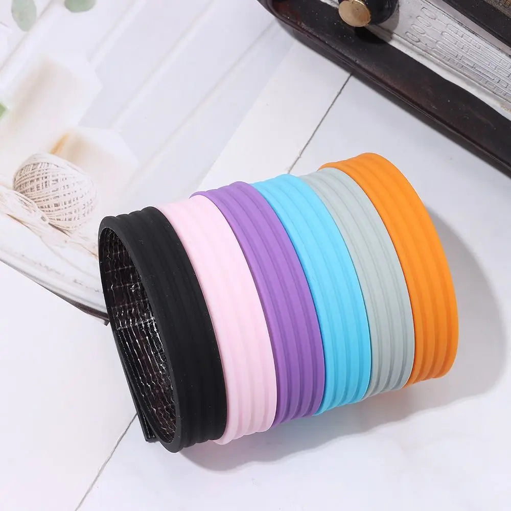 Pegatinas protectoras para ruedas de equipaje recortables, cubierta para ruedas de maleta, Reduce el ruido, accesorios para fundas de ruedas