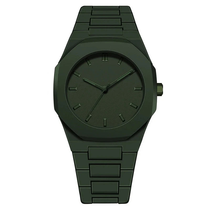 Nueva moda, Reloj con calendario de lujo para Hombre, relojes de cuarzo informales de negocios para mujer, Reloj deportivo de plástico, relojes para estudiantes, Reloj para Hombre