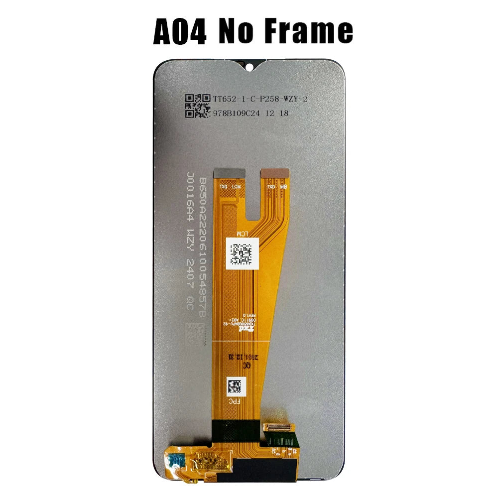 Pantalla LCD probada para Samsung A04s A04 A04E Pantalla LCD Pantalla táctil digitalizadora para SM A047 A045 A042 Reemplazo LCD