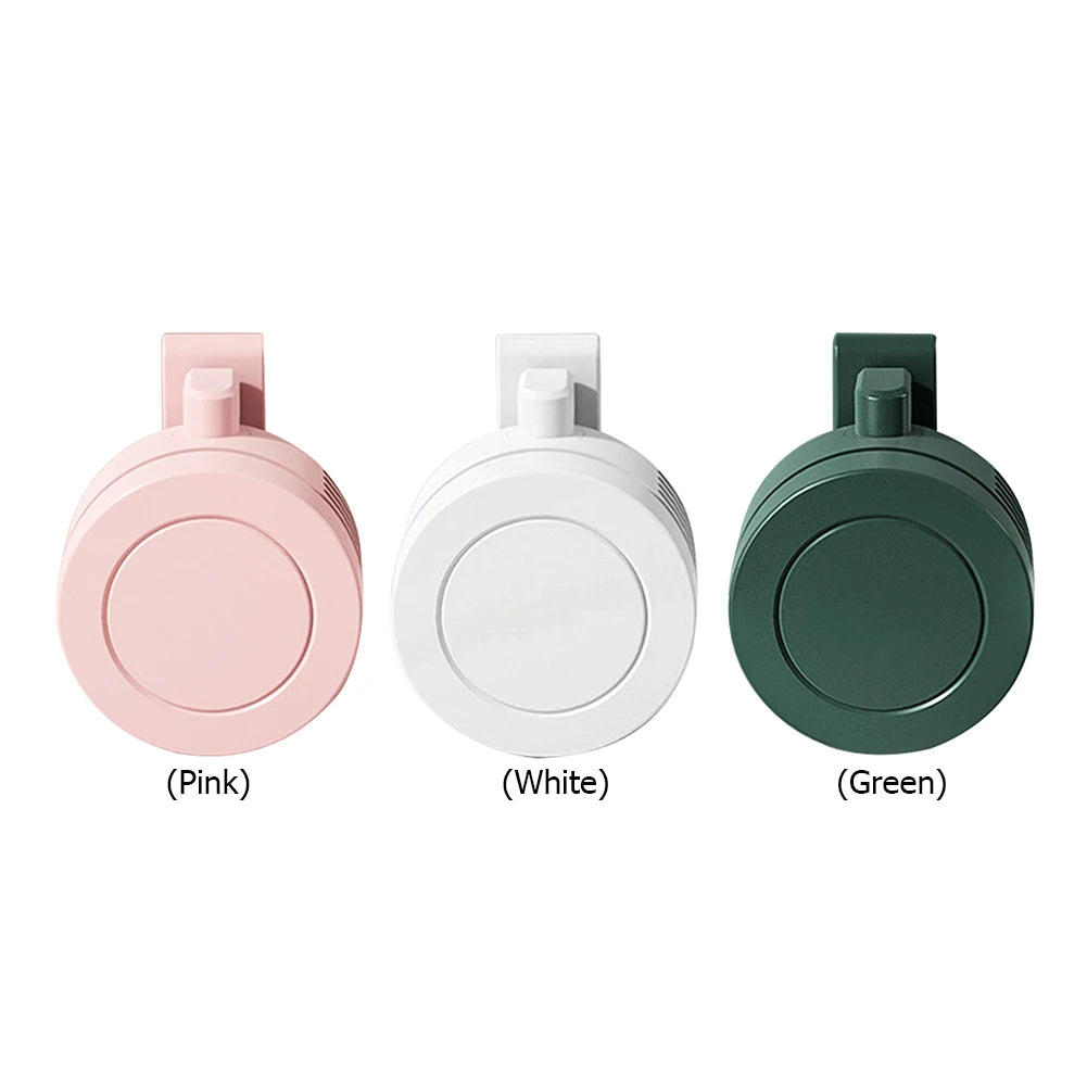 Mini ventilador portátil con Clip, ventilador de refrigeración eléctrico sin aspas de 3 velocidades, ventilador colgante para cintura, cuello, cintura, recargable por USB para exteriores