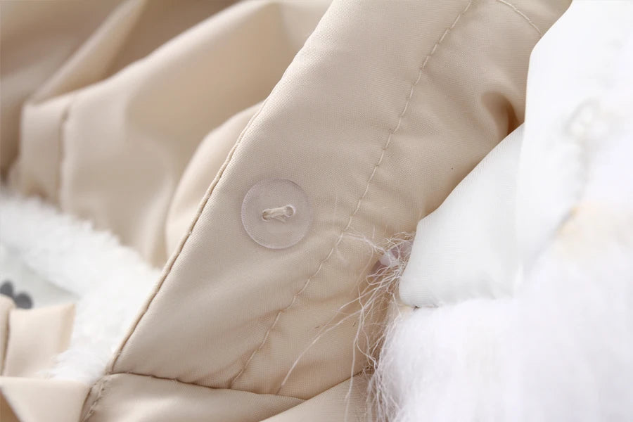 Ircomll, ropa de bebé de alta calidad, monos para niños, invierno con capucha y piel, pelele cálido para niños, mono, ropa para niños pequeños
