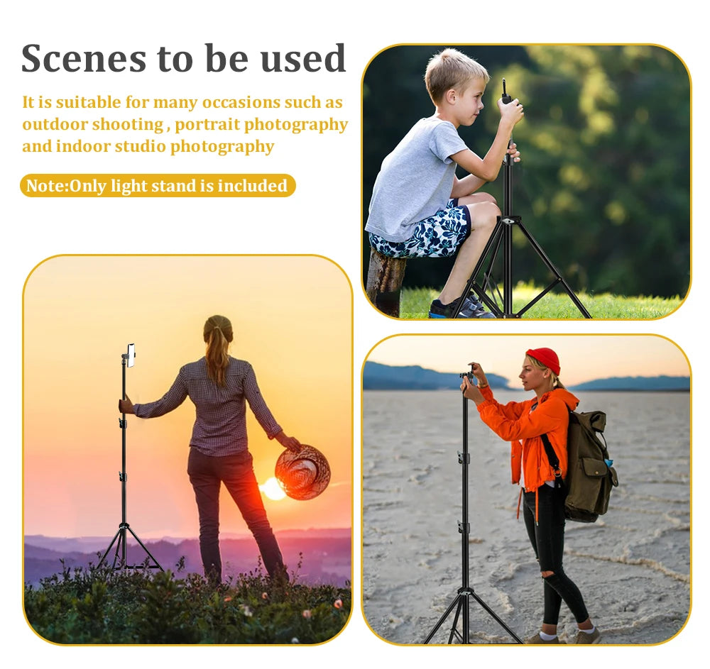 Trípode extensible SH de 190cm con tornillo y ruedas de 1/4, control remoto por Bluetooth para cámara DSLR, trípode de micrófono con luz de relleno para teléfono inteligente