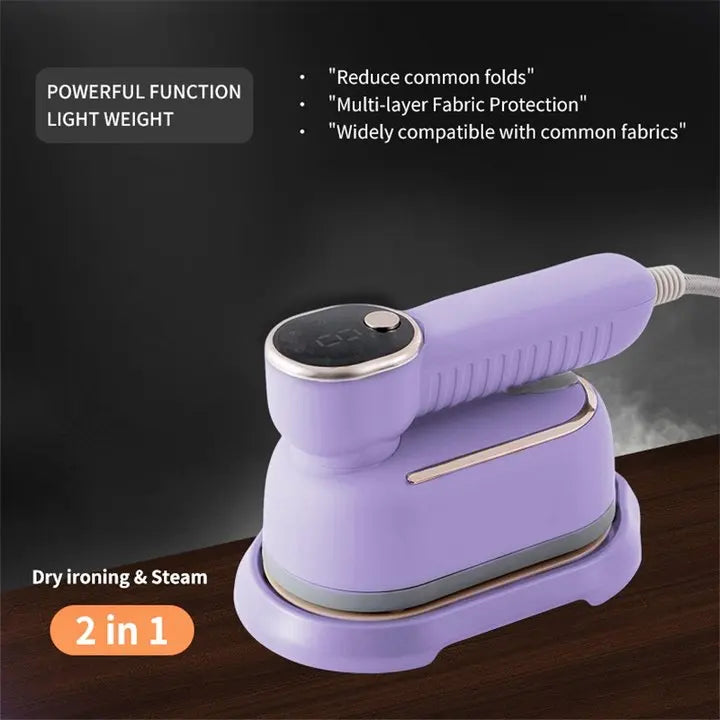 Máquina de planchar de mano pequeña, máquina de planchar a vapor para el hogar, máquina de planchar colgante portátil, plancha de vapor