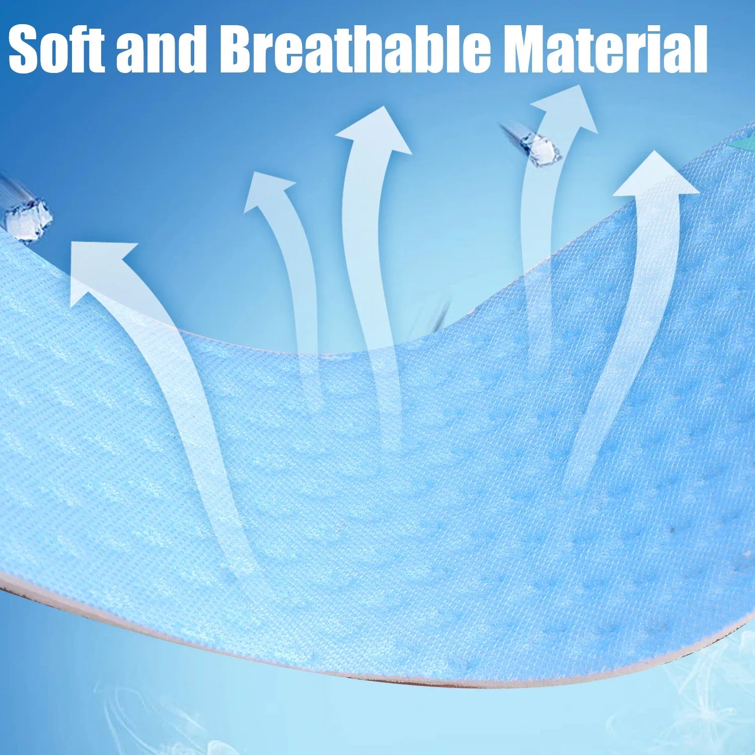 Plantillas de sensación fresca para hombre y mujer, almohadillas suaves para absorber el sudor, desodorización, calzado deportivo transpirable, plantilla descalza de alta elasticidad, 1/3/5 pares