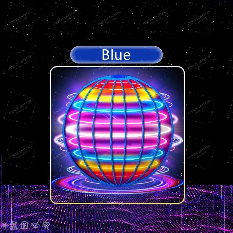 Bola voladora Boomerang Flyorb mágica con luces LED Drone Ball Fly Nova Orb Flying Spinner Fidget juguetes niños regalos de navidad