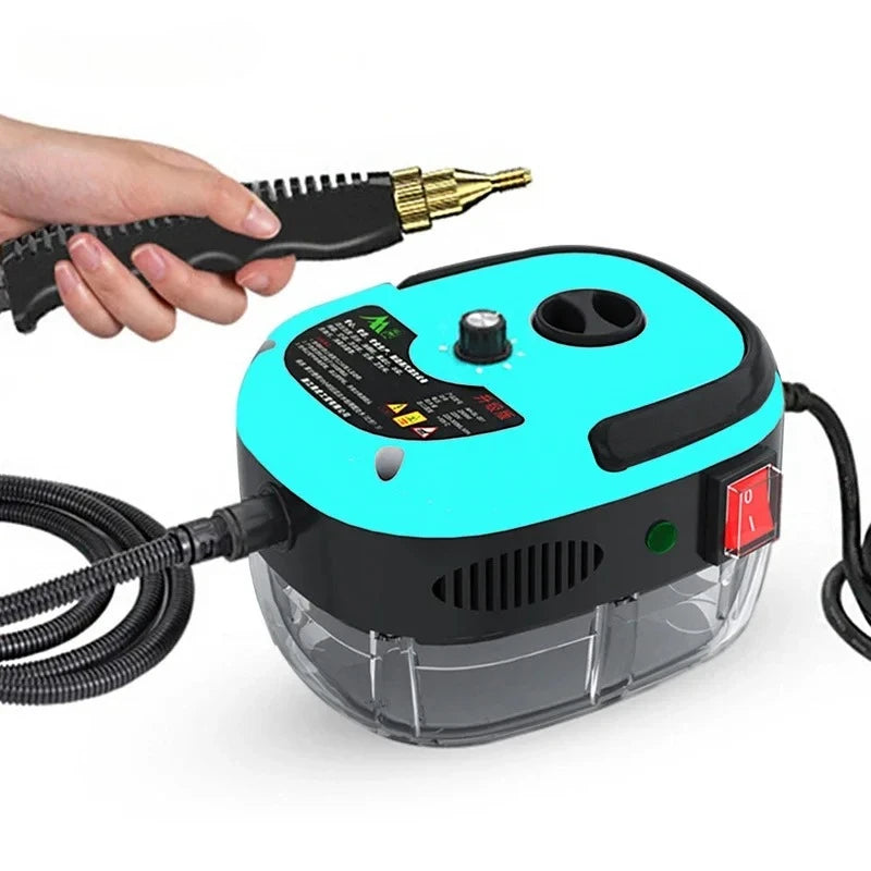 Limpiador a vapor de presión de alta temperatura de 2500W para el hogar, cocina, máquina de limpieza portátil de mano para coche