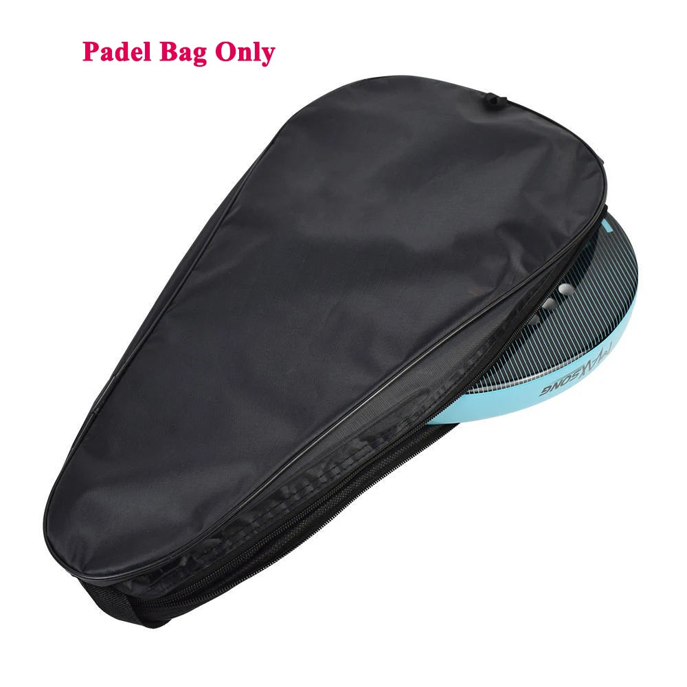 Bolsa de Padel Oxford negra, funda para varias raquetas de tenis, cara suave, fibra de carbono, EVA, bolsas de hombro de tenis Unisex