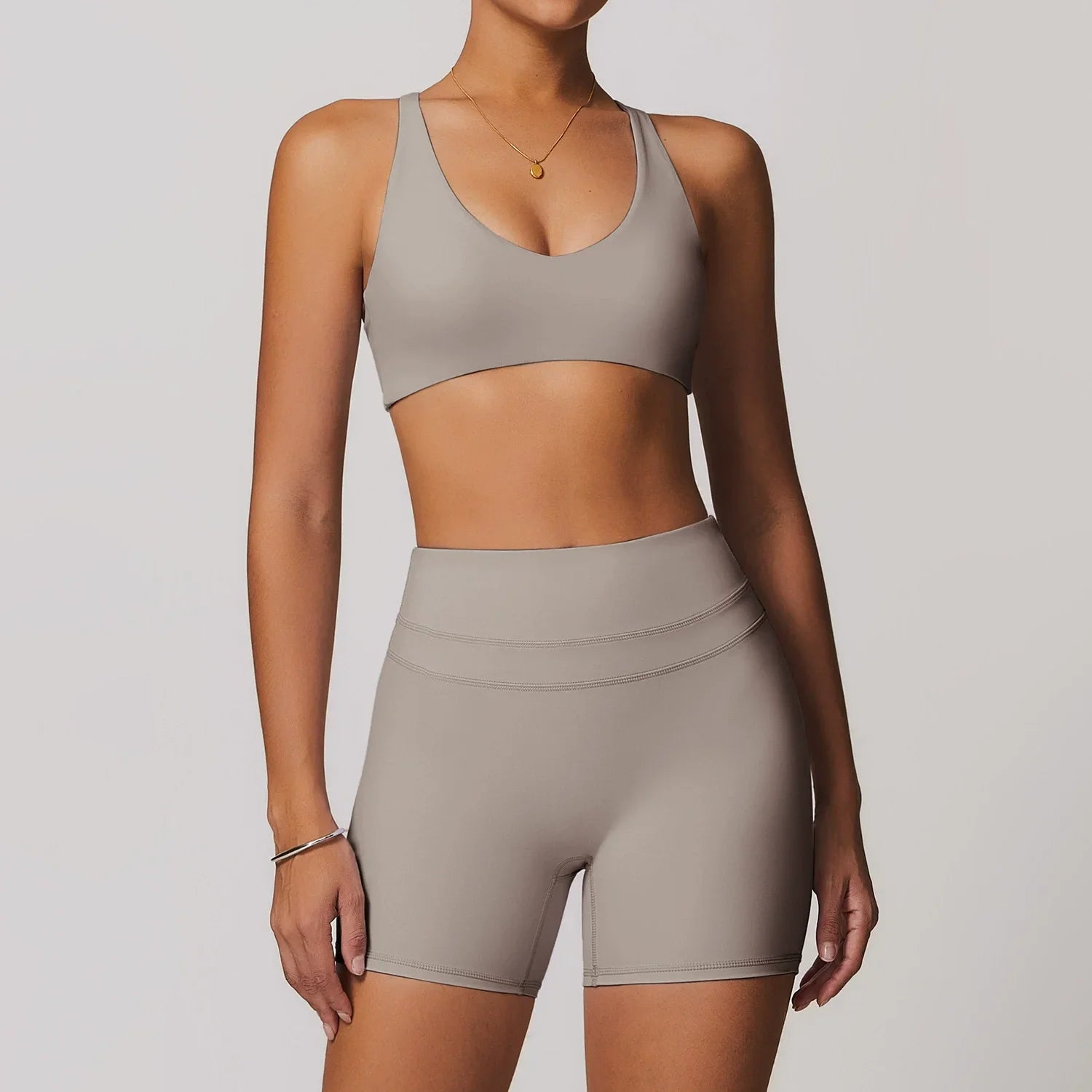 Ropa deportiva de 2 piezas para mujer, conjunto de Yoga, ropa de gimnasio, ropa deportiva, trajes de Yoga, conjunto de Fitness, chándales, Sujetador deportivo, mallas de cintura alta para gimnasio