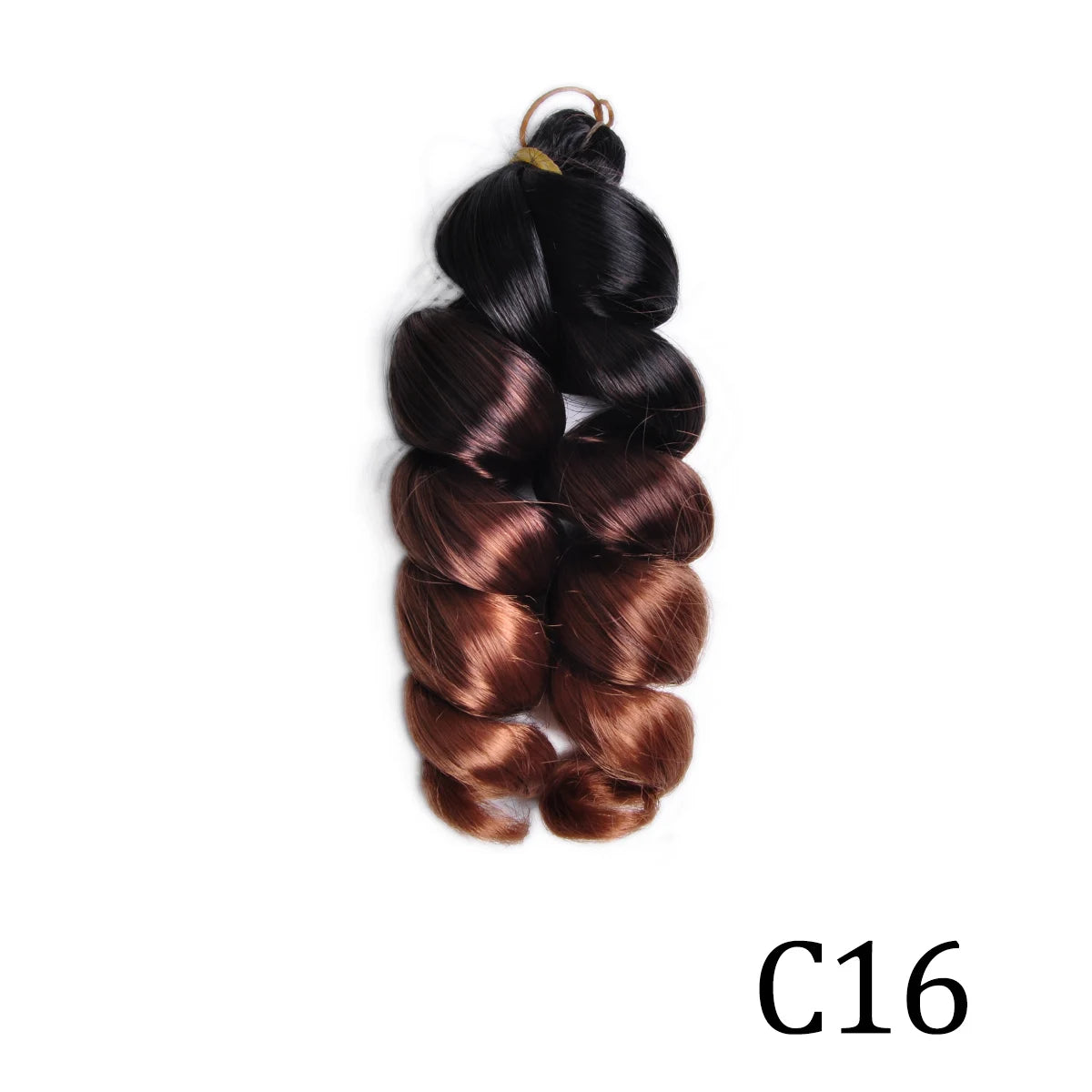 Extensiones de cabello trenzado rizado en espiral de pelo sintético de 12 pulgadas, pelo rizado rosa ombré, rizos franceses, pelo de ganchillo trenzado para mujer