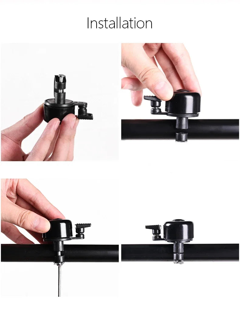 Timbre para bicicleta de montaña, aleación de aluminio, timbre para manillar de bicicleta, advertencia de seguridad para ciclismo de montaña y carretera, accesorios para ciclismo