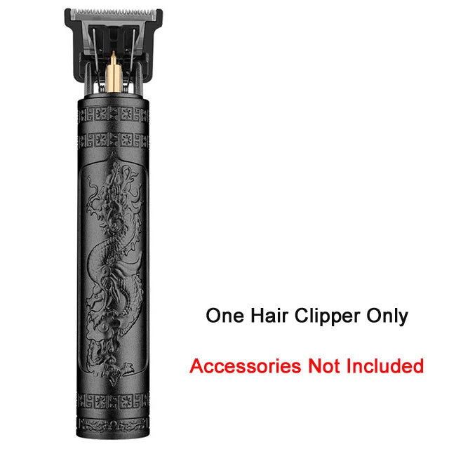 Afeitadora eléctrica Vintage T9, cortadora de pelo inalámbrica para peluquero, cortadora de pelo con carga USB, cortadora de pelo portátil adecuada para hombres