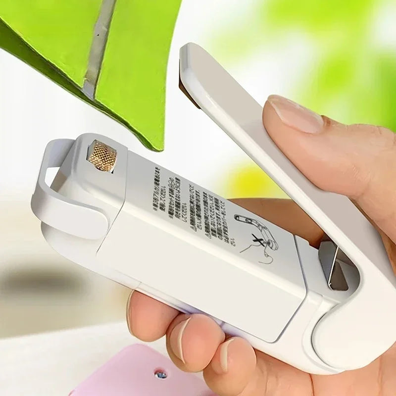 Mini Selladora de Bolsas Térmica, Selladora de Bolsas de Plástico para Alimentos, Selladora Portátil para Empaquetado de Alimentos