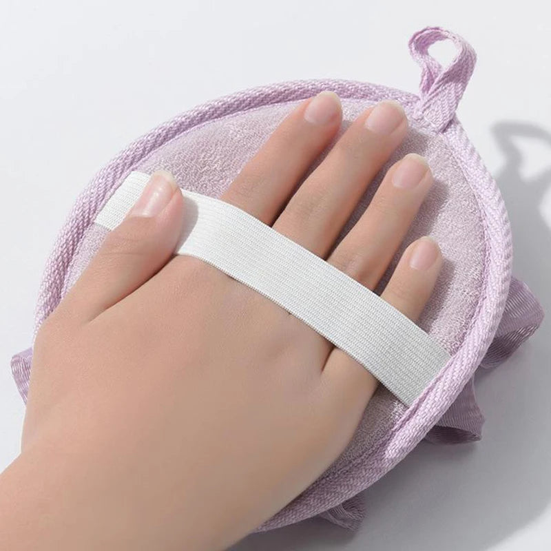 Depurador de baño para el cuerpo, Bola de lufa, ducha, Bola de baño de masaje, toalla de flores para el cuerpo, el mejor exfoliante corporal para ducha, herramienta de baño