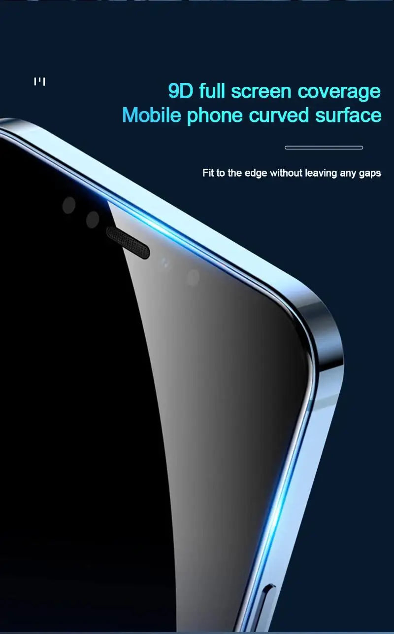 1-5 uds Protector de pantalla antiespía para iPhone 17 Air 16e 16 15 14 13 12 11 Xs Pro Max XR Plus mini vidrio templado privacidad Peep