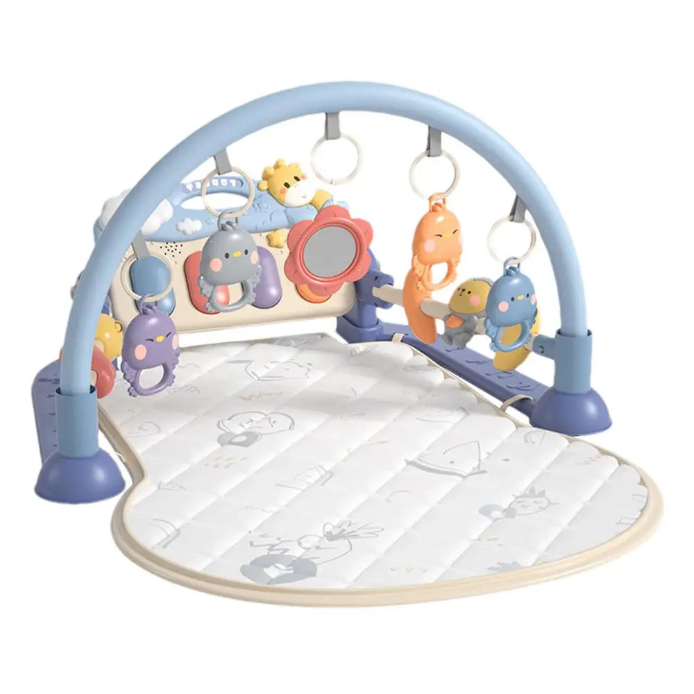 Estante de gimnasio de actividades para bebé, juguete de Educación Temprana, regalos musicales para recién nacidos, Teclado de Piano, manta para gatear, alfombra de juego de Pedal, 0-36 meses