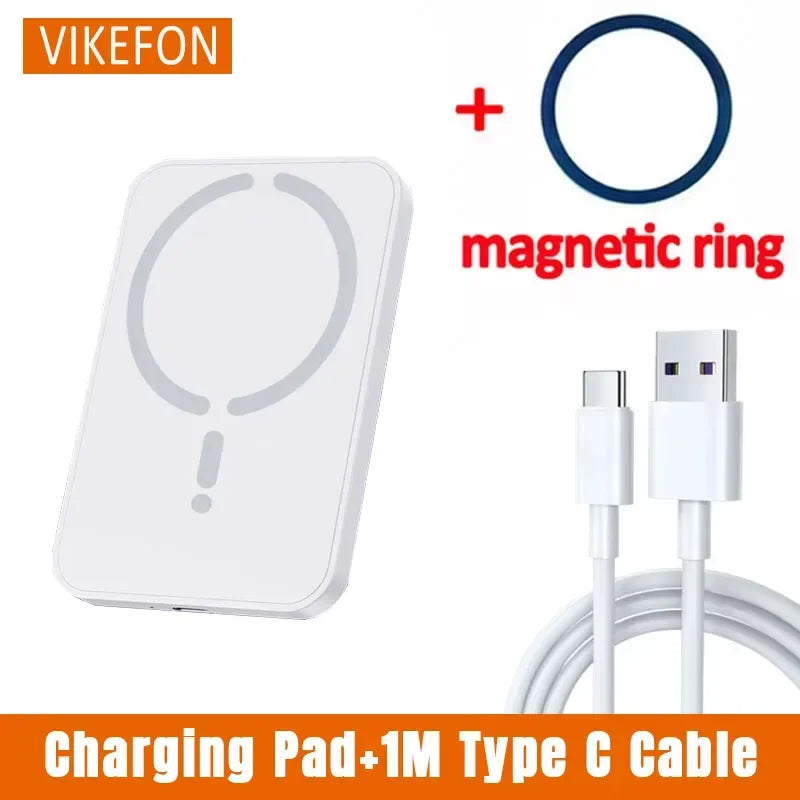 Cargador Inalámbrico Magnético para Coche, Soporte para Teléfono con Salida de Aire para iPhone 17 16 15 14 13 12 Pro Max, Estación de Carga Rápida Inalámbrica para Coche