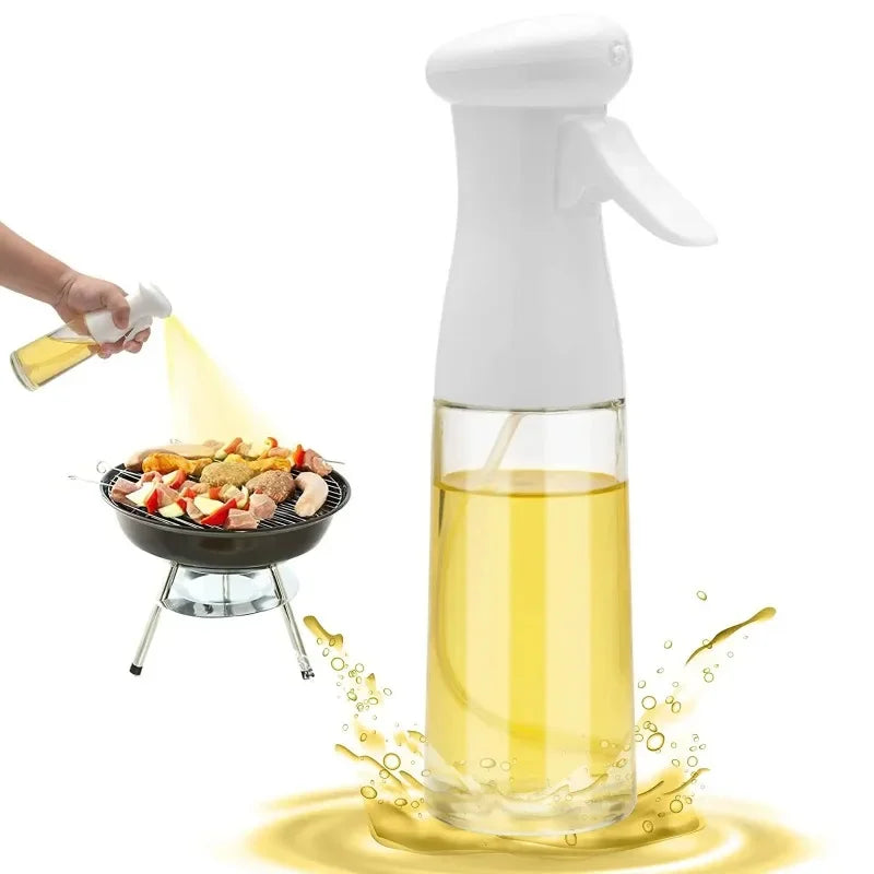 Spray de aceite para cocinar, botella dispensadora de aceite de oliva, pulverizador, niebla, vinagre de aceite de calidad alimentaria reutilizable, botella pulverizadora, accesorios de cocina