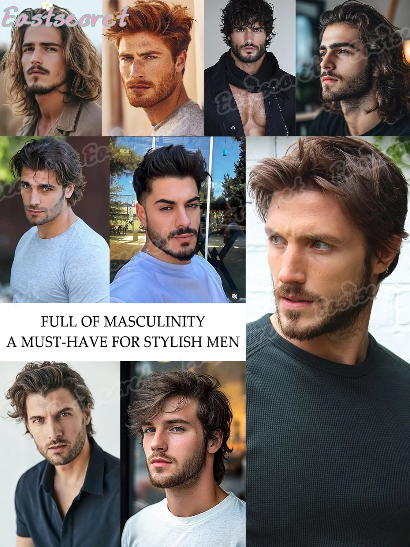 Bigote falso de barba de encaje sintético para hombres, bigote hecho a mano por pelo Real, Cosplay, encaje sintético, barbas invisibles
