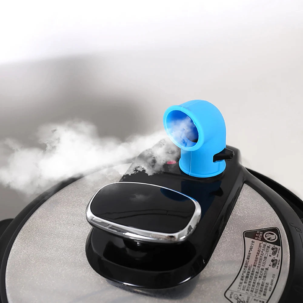 Olla a presión de silicona mundial, desviador de vapor, accesorios de válvula de liberación, olla instantánea de cocina giratoria 360, tubo de liberación de silicona