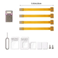 Herramienta de activación de tarjeta IC de teléfono móvil TPC, convertidor de expulsión de tarjeta Nano SIM, adaptador de expansión de tarjeta Nano SIM FPC, Cable flexible de 15cm