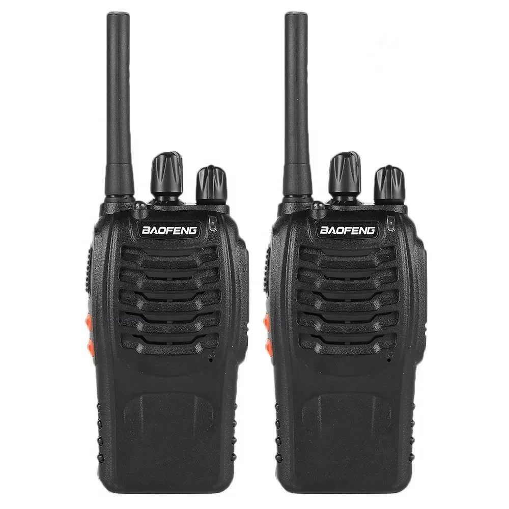 Fabricante de 2/4/6/10 unidades BF 88E Baofeng original de 5W, walkie-talkie para comunicación de larga distancia, ultra larga duración en espera, ideal para viajes por carretera