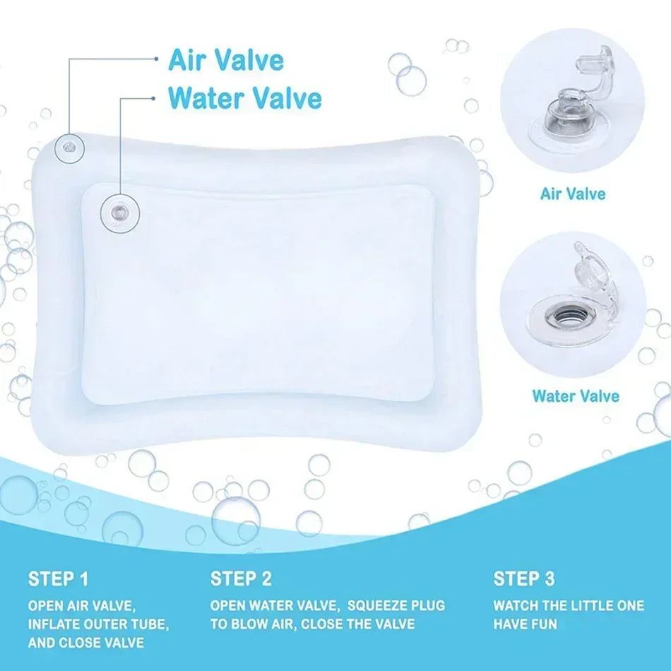 Estera de juego de agua para bebé, cojín inflable de PVC para tiempo de barriga infantil, almohadilla de agua para niños, juguetes de actividades de desarrollo de educación temprana