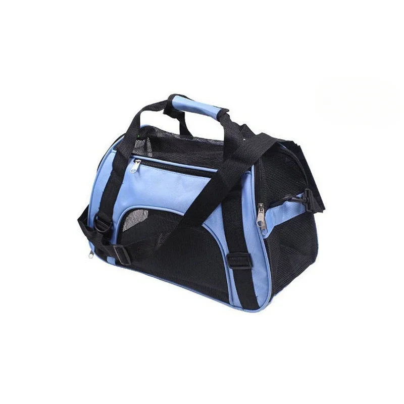 Bolsas de transporte para gatos, bolsa de transporte portátil para perros, bolsas de transporte transpirables de malla para perros pequeños, bolso plegable para gatos, bolsa de viaje para mascotas, bolsa de transporte
