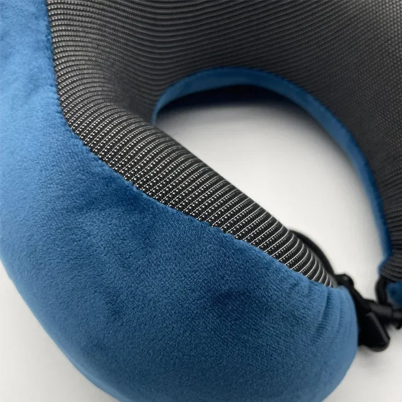 Almohadas de espuma viscoelástica en forma de U para el cuello, almohada de viaje suave, almohada de masaje para el cuello, almohada de avión para dormir, ropa de cama para el cuidado de la salud Cervical