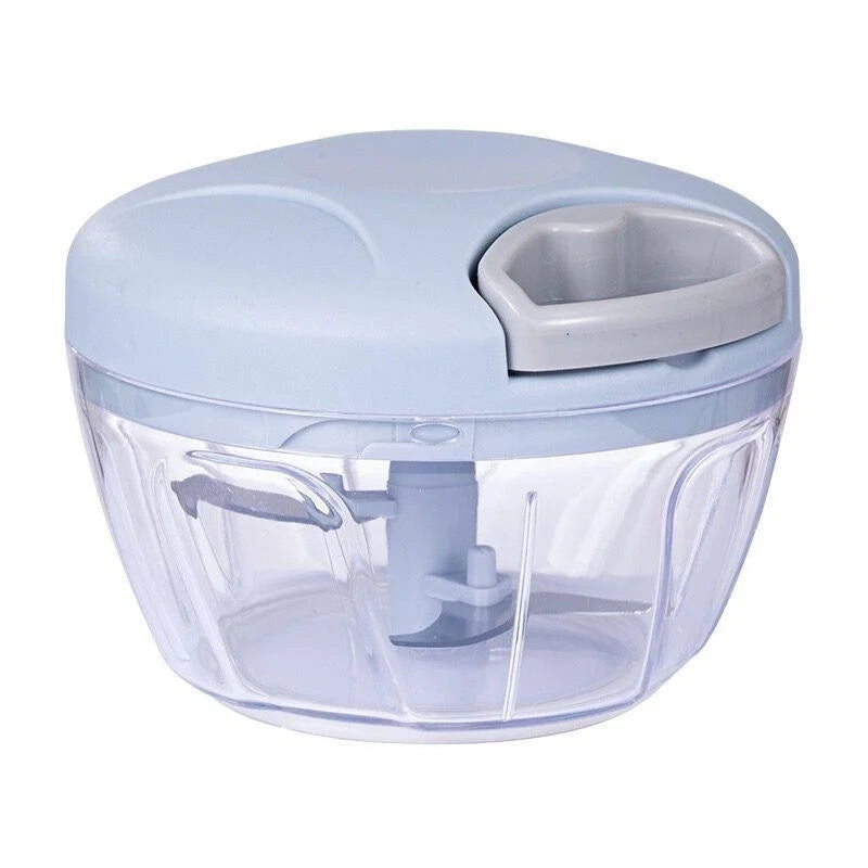 Picadora de carne Manual de 500/900ML, picadora de ajo giratoria, trituradora de prensa de ajo, cortador de cebolla y verduras, accesorios de cocina
