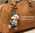 Lindo llavero acrílico para mascotas, perro o gato, con diseño de dibujos animados personalizado, para decorar bolsos, mochilas, regalo.