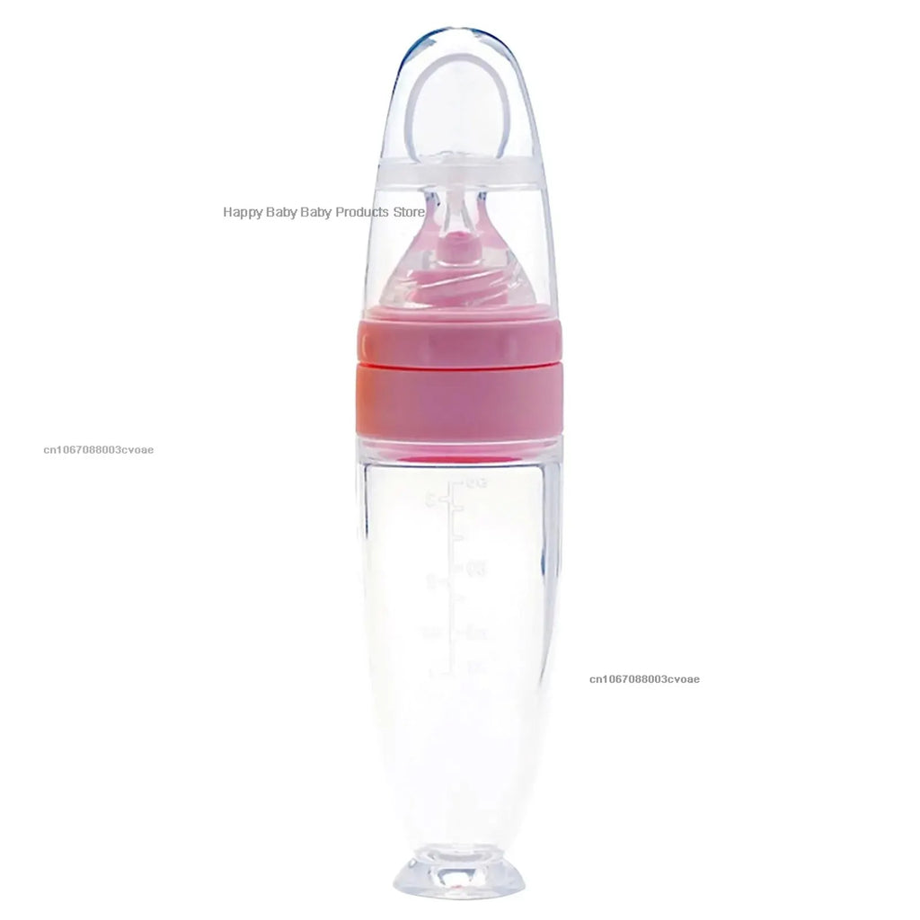 Biberón exprimidor de silicona para entrenamiento de bebés recién nacidos, cuchara de arroz, suplemento alimenticio para cereales infantiles, alimentador, vajilla segura, herramientas