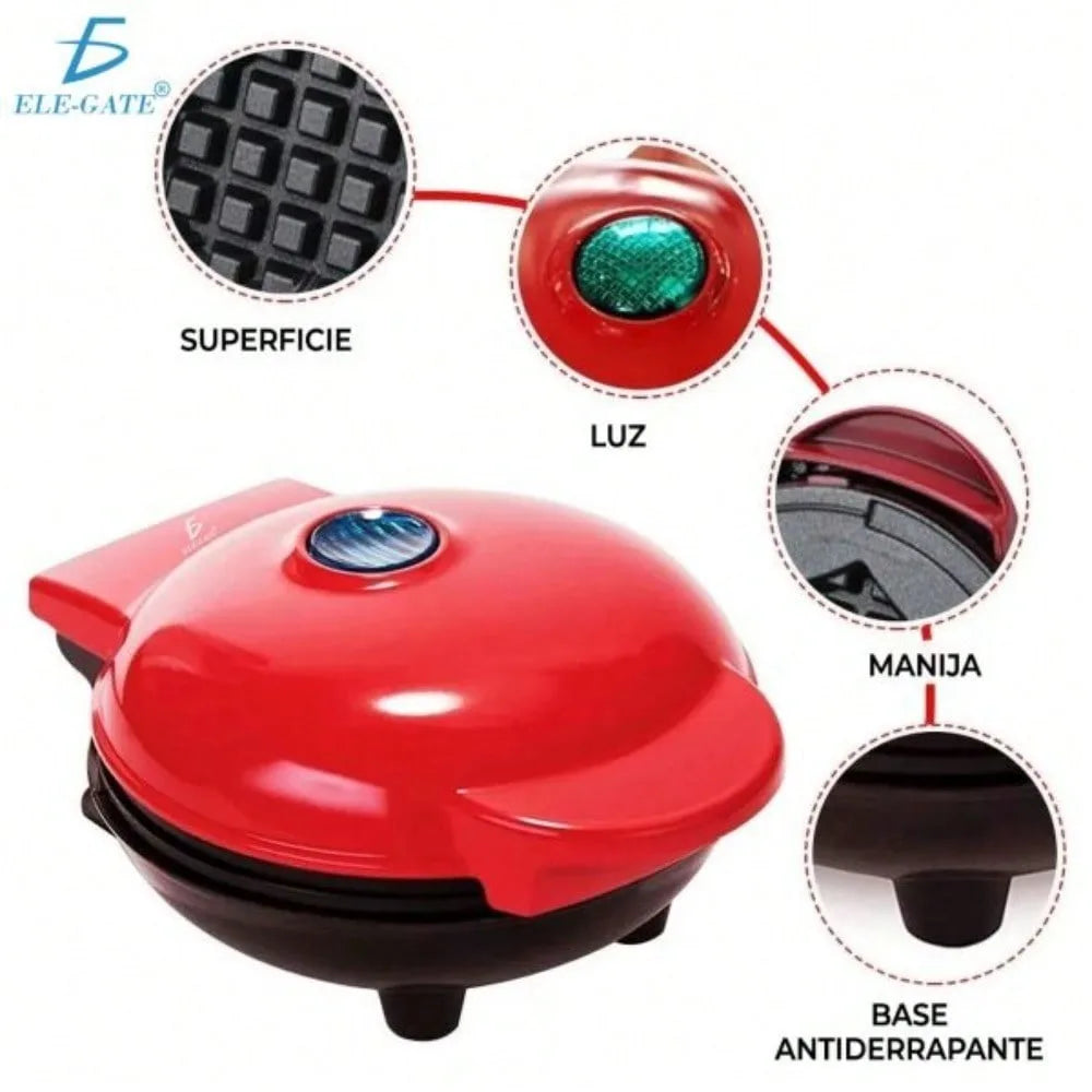 Waflera Eléctrica para Waffles en Forma de Corazón