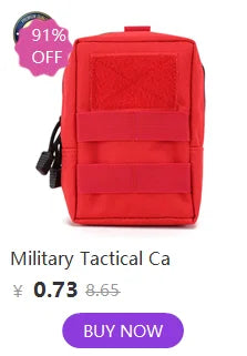 Bolsa para Talkie 1000D para caza al aire libre, bolsa táctica deportiva Molle de nailon para Radio, soporte para Walkie Talkie, bolsillo para revista Mag