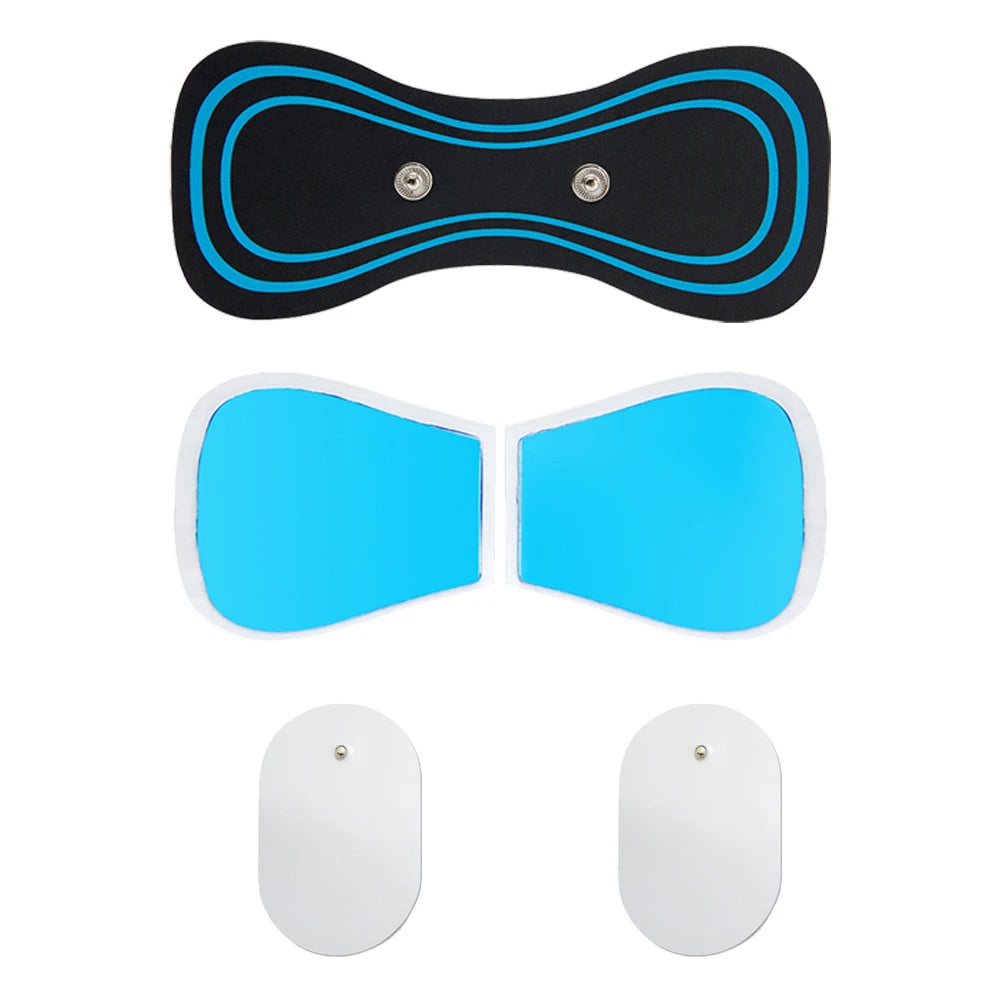 Almohadillas de Gel para masajeador Ems, parche ensanchador de cuello, pegatina trasera, parches de pulso de estimulación muscular, Fitness, alivio del dolor corporal de cuello